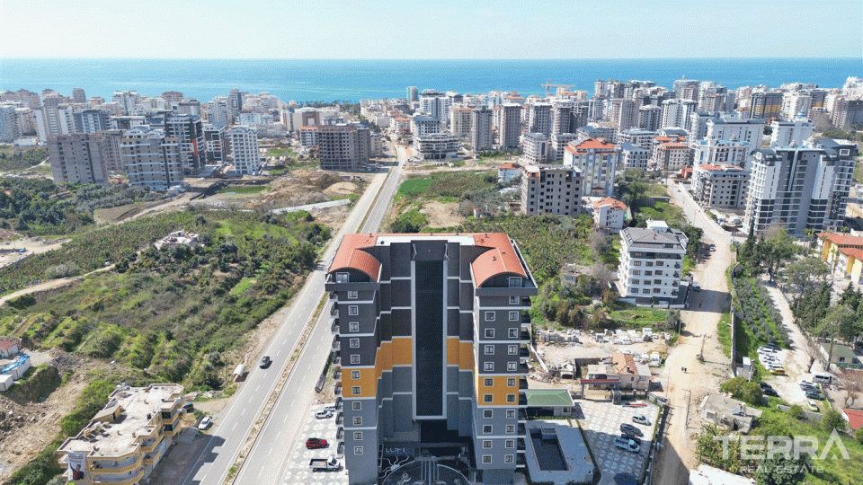 Luxury Apartments within 1.25 km to the Beach in Mahmutlar Alanya