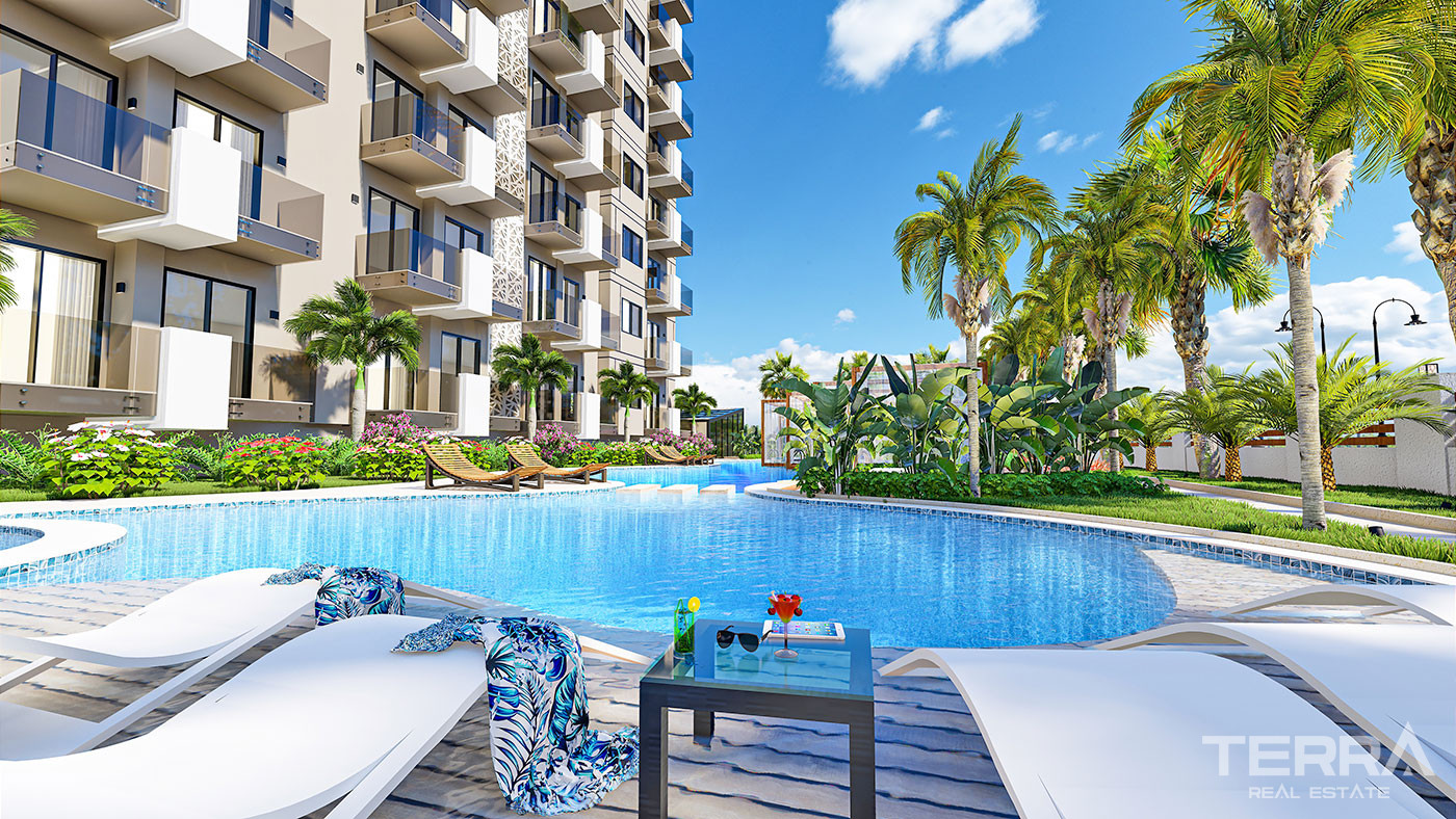 Luxury Apartments in Alanya within an Elite Complex 350 to the Beach - 61989
