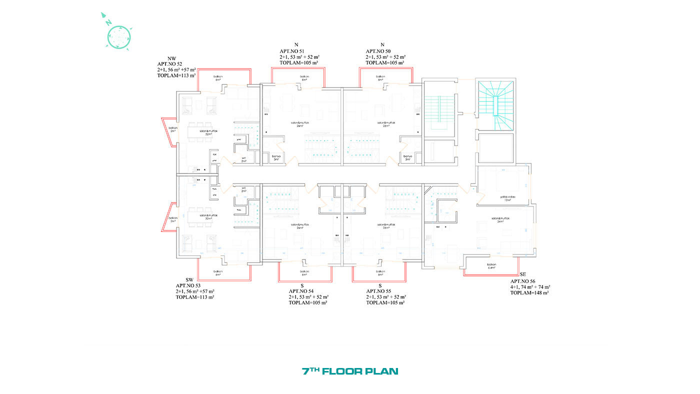 Luxury Apartments in Alanya within an Elite Complex 350 to the Beach - 62006
