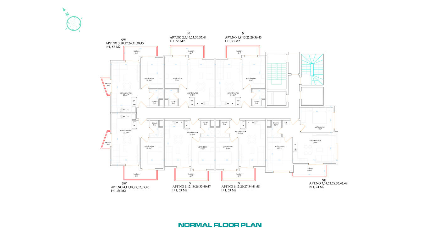 Luxury Apartments in Alanya within an Elite Complex 350 to the Beach - 62007