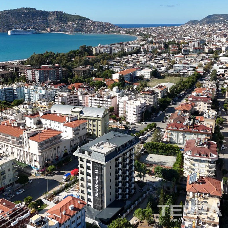 Luxury Apartments in Alanya within an Elite Complex 350 to the Beach - 100372