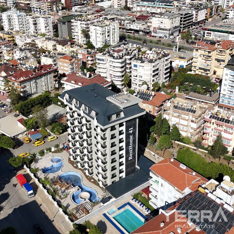 Luxury Apartments in Alanya within an Elite Complex 350 to the Beach - 100374