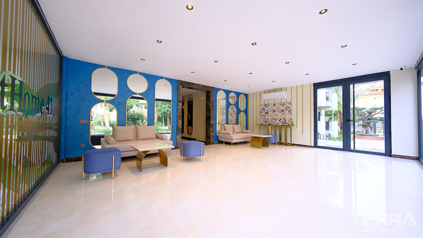 Luxury Apartments in Alanya within an Elite Complex 350 to the Beach - 100375
