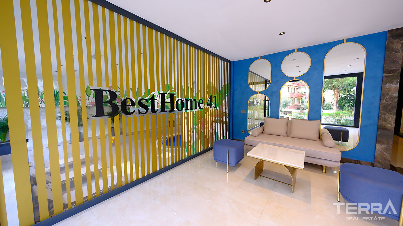 Luxury Apartments in Alanya within an Elite Complex 350 to the Beach - 100376