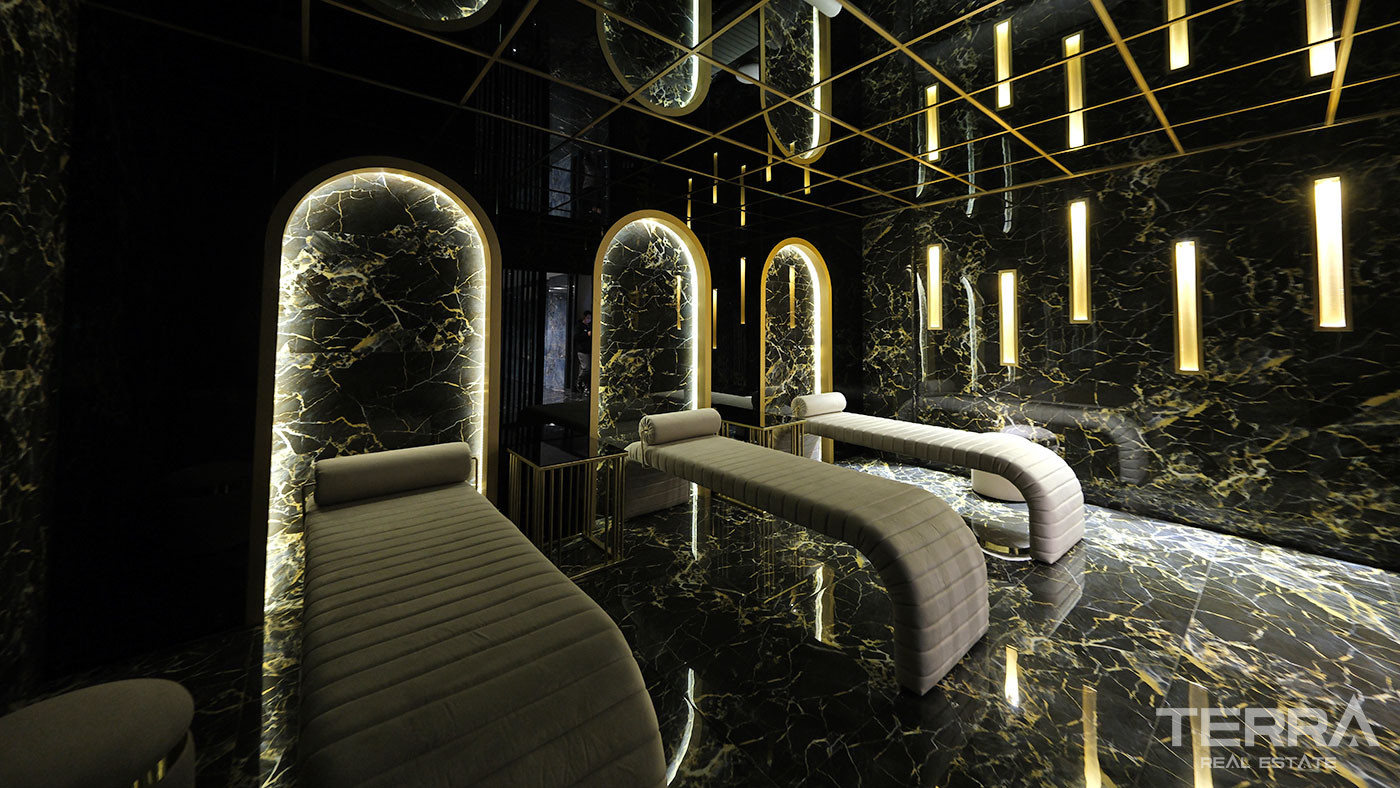 Luxury Apartments in Alanya within an Elite Complex 350 to the Beach - 100381