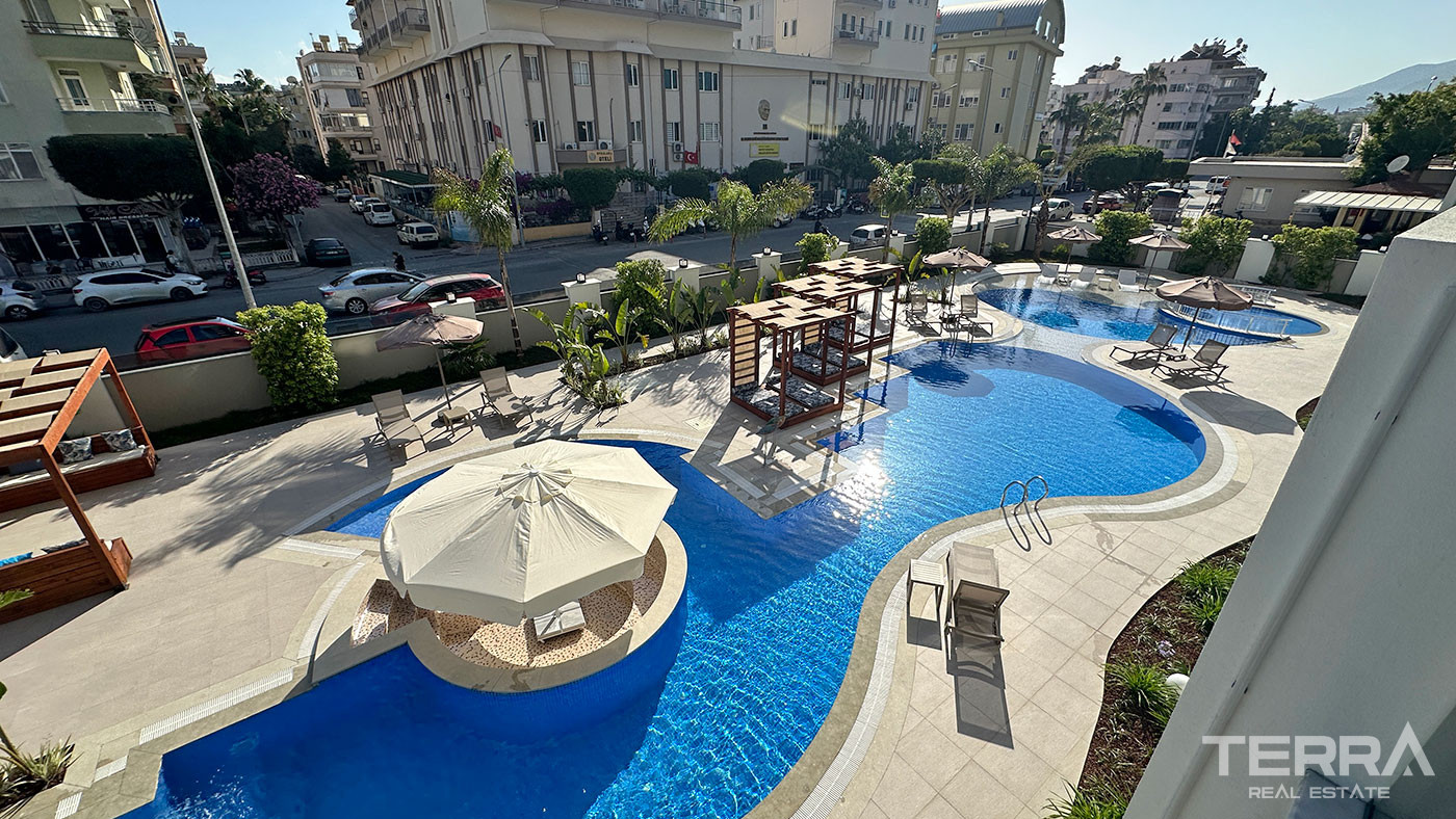 Luxury Apartments in Alanya within an Elite Complex 350 to the Beach - 100396
