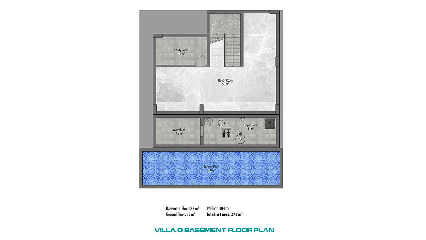 Ultra Modern Luxury Villas with a Panoramic Sea View in Alanya Tepe - 62498