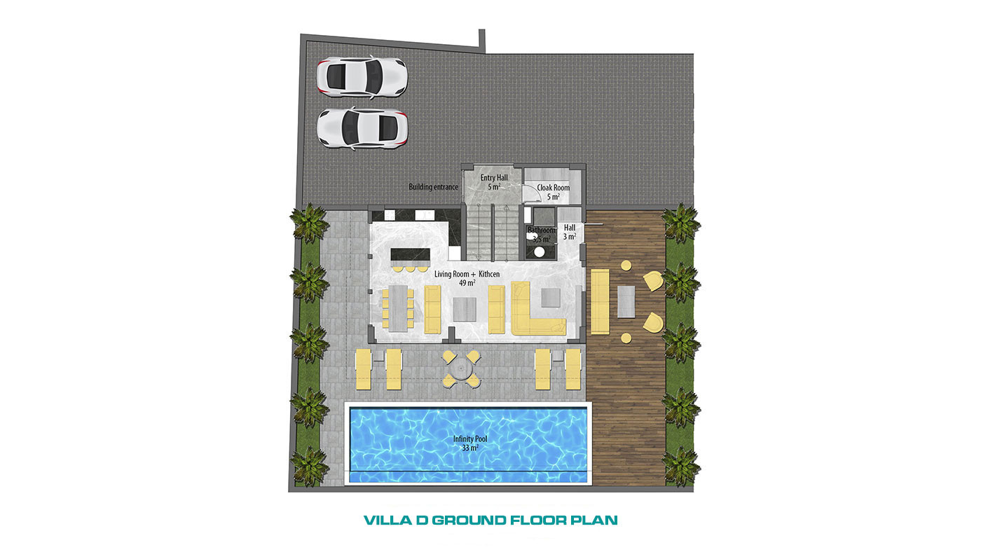 Ultra Modern Luxury Villas with a Panoramic Sea View in Alanya Tepe - 62499