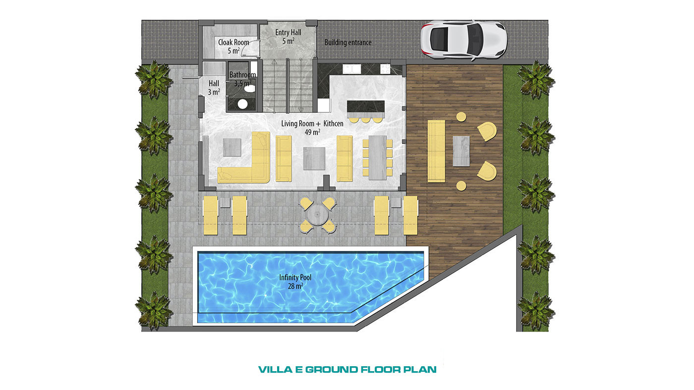 Ultra Modern Luxury Villas with a Panoramic Sea View in Alanya Tepe - 62502
