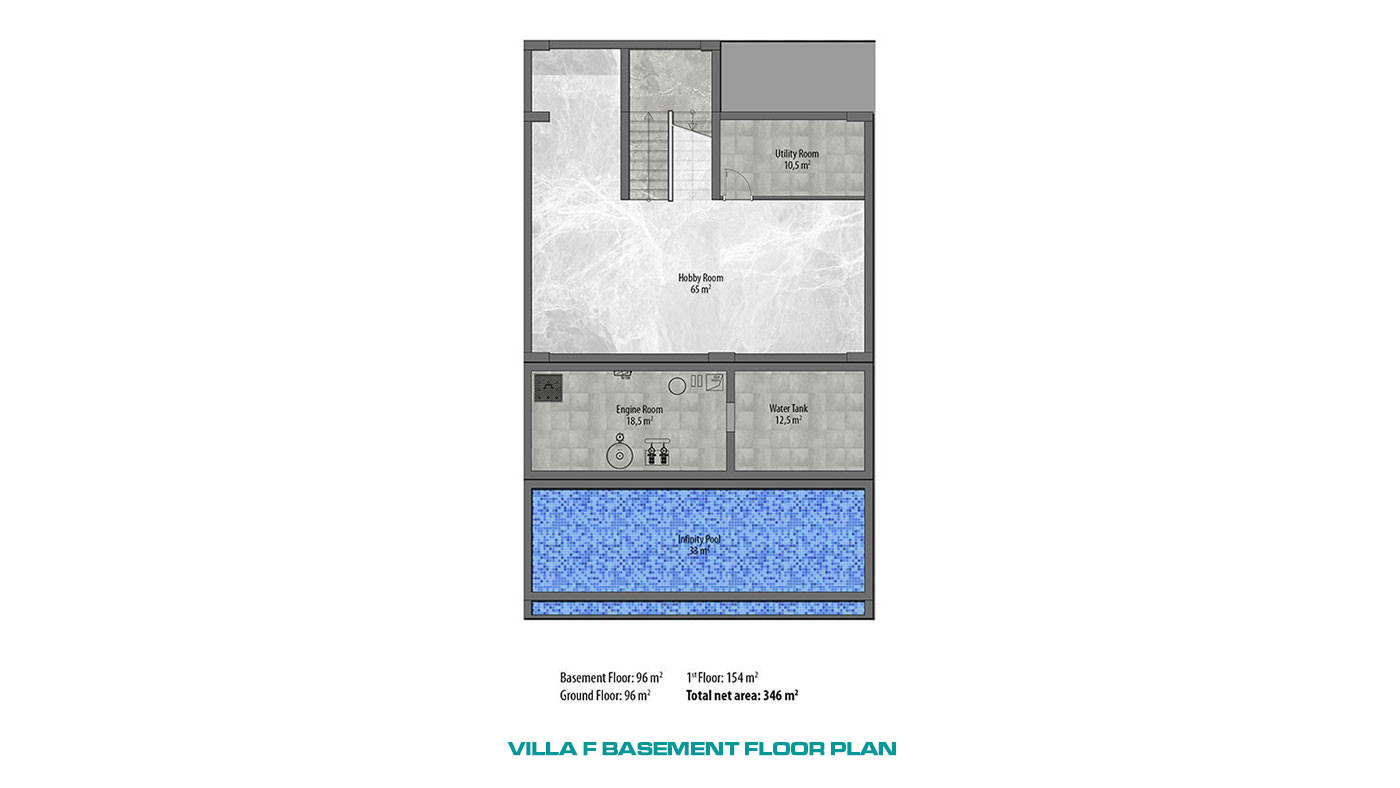 Ultra Modern Luxury Villas with a Panoramic Sea View in Alanya Tepe - 62504