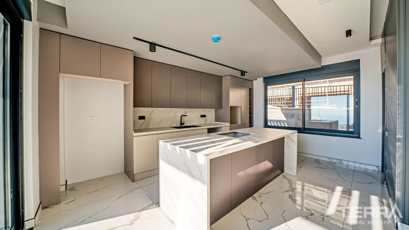 Ultra Modern Luxury Villas with a Panoramic Sea View in Alanya Tepe - 100484