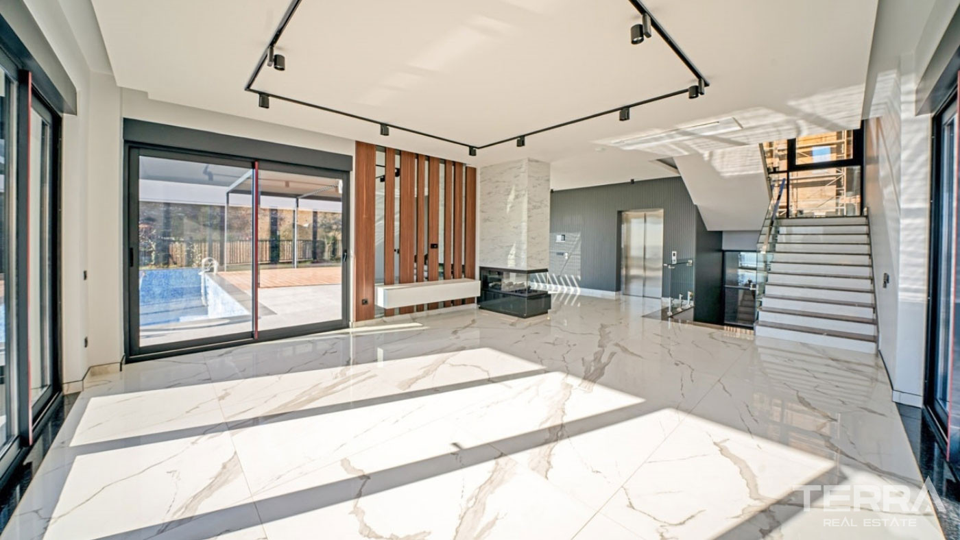 Ultra Modern Luxury Villas with a Panoramic Sea View in Alanya Tepe - 100490