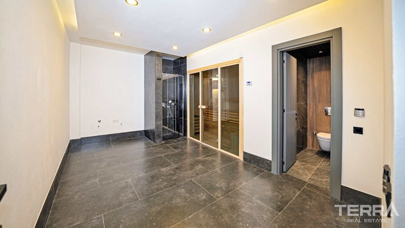 Ultra Modern Luxury Villas with a Panoramic Sea View in Alanya Tepe - 100491