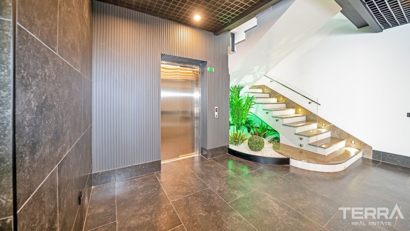Ultra Modern Luxury Villas with a Panoramic Sea View in Alanya Tepe - 100493
