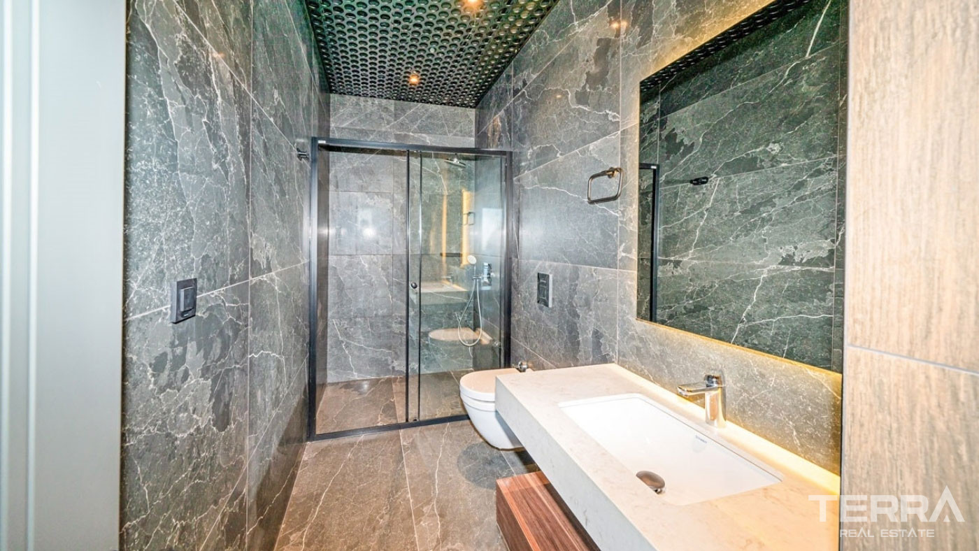 Ultra Modern Luxury Villas with a Panoramic Sea View in Alanya Tepe - 100501