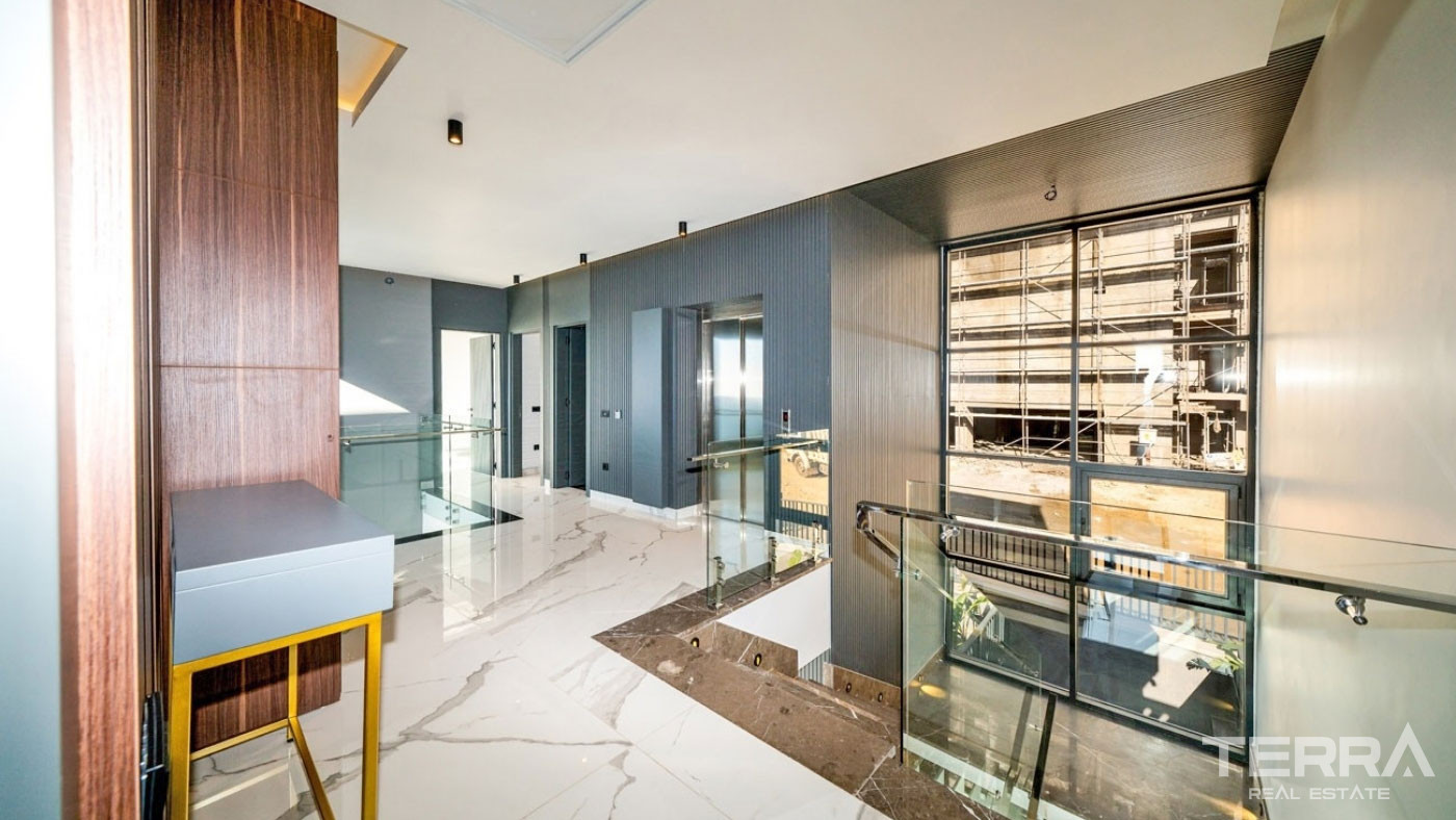 Ultra Modern Luxury Villas with a Panoramic Sea View in Alanya Tepe - 100504