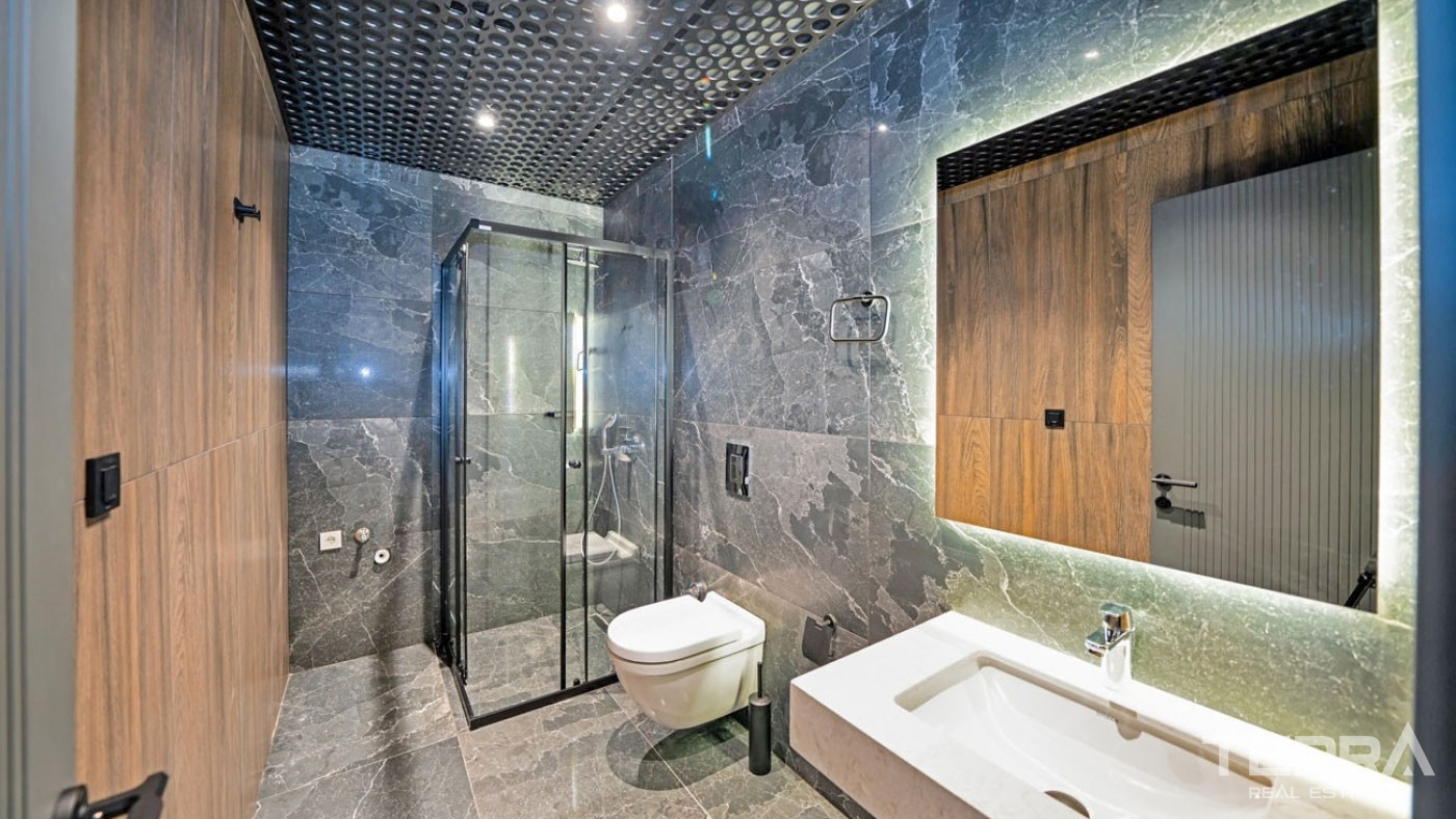 Ultra Modern Luxury Villas with a Panoramic Sea View in Alanya Tepe - 100505
