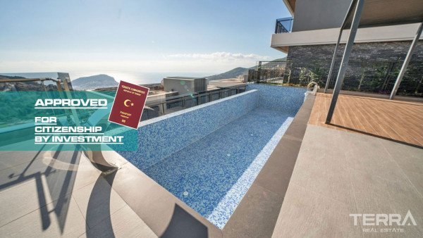 Ultra Modern Luxury Villas with a Panoramic Sea View in Alanya Tepe