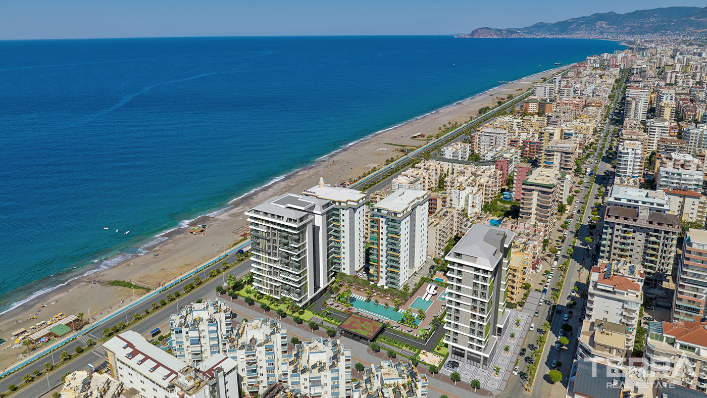Luksuslejligheder med havudsigt til salg i Mahmutlar, Alanya - 126755