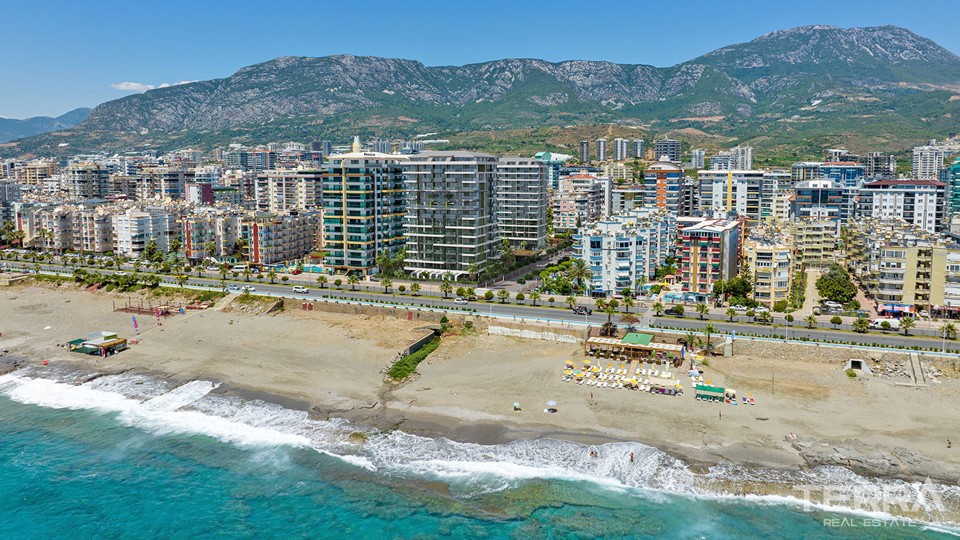 Luksuslejligheder med havudsigt til salg i Mahmutlar, Alanya - 126762