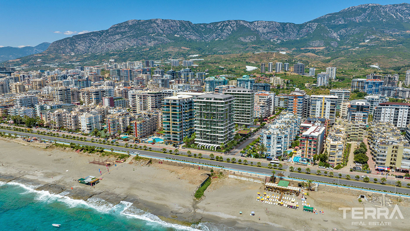Luksuslejligheder med havudsigt til salg i Mahmutlar, Alanya - 126764