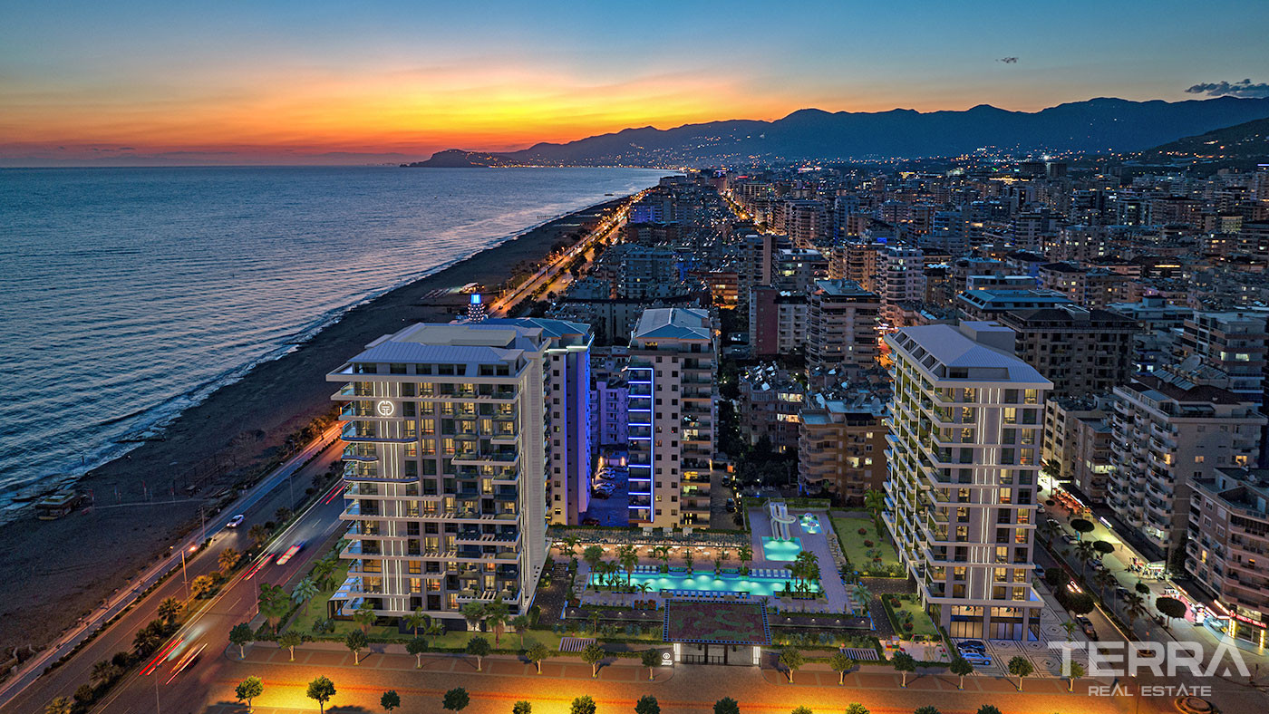 Luksuslejligheder med havudsigt til salg i Mahmutlar, Alanya - 126765