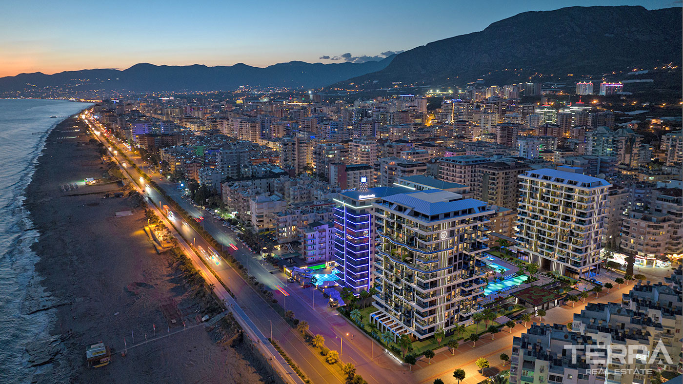 Luksuslejligheder med havudsigt til salg i Mahmutlar, Alanya - 126767