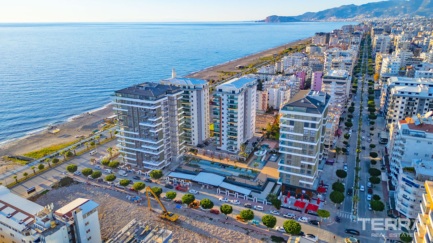 Luksuslejligheder med havudsigt til salg i Mahmutlar, Alanya - 126812