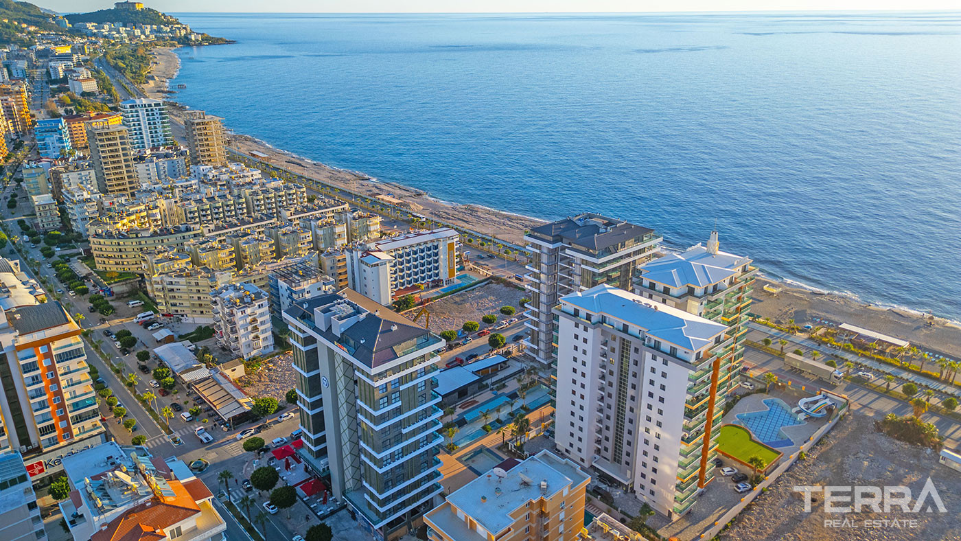 Luksuslejligheder med havudsigt til salg i Mahmutlar, Alanya - 126814