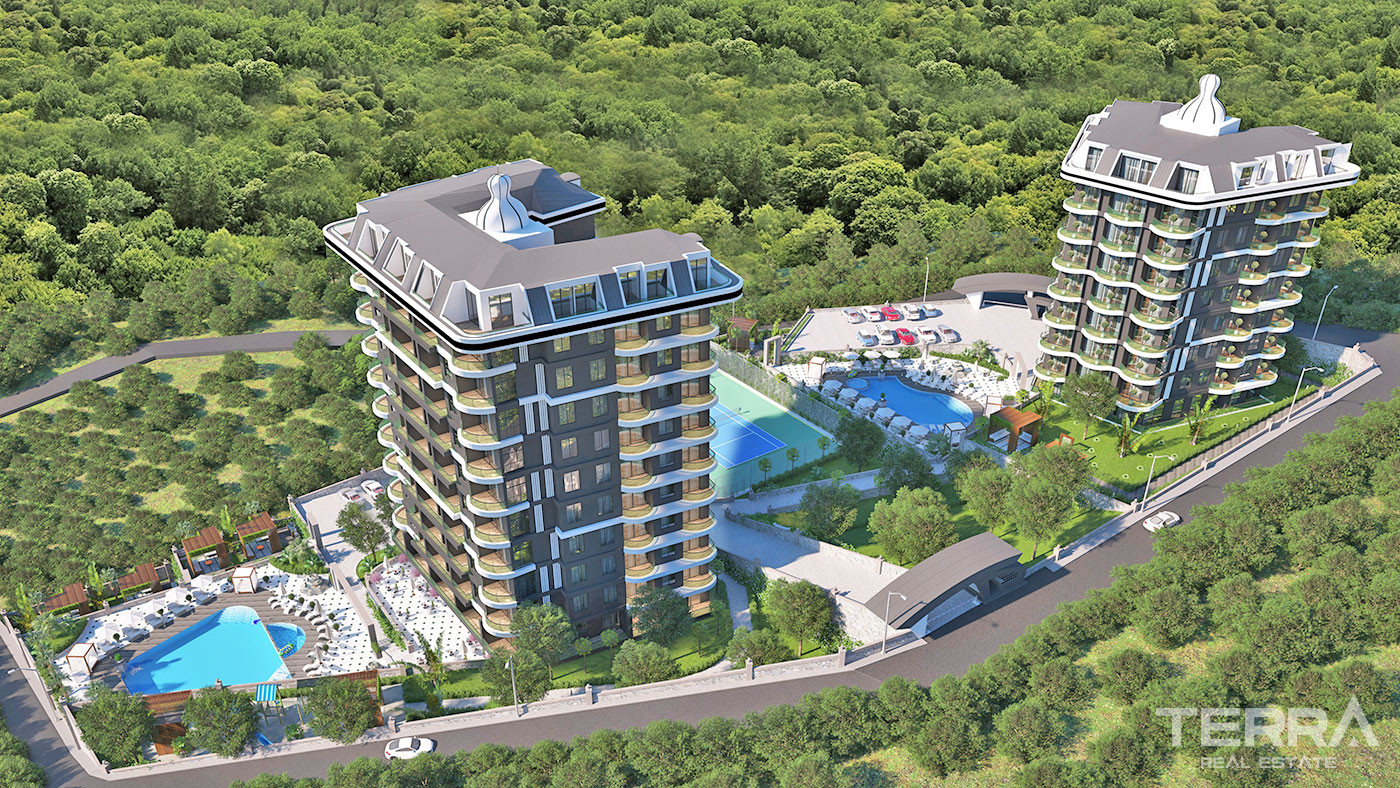 Bargain Apartments in Alanya Demirtaş with Luxury Amenities - 62916