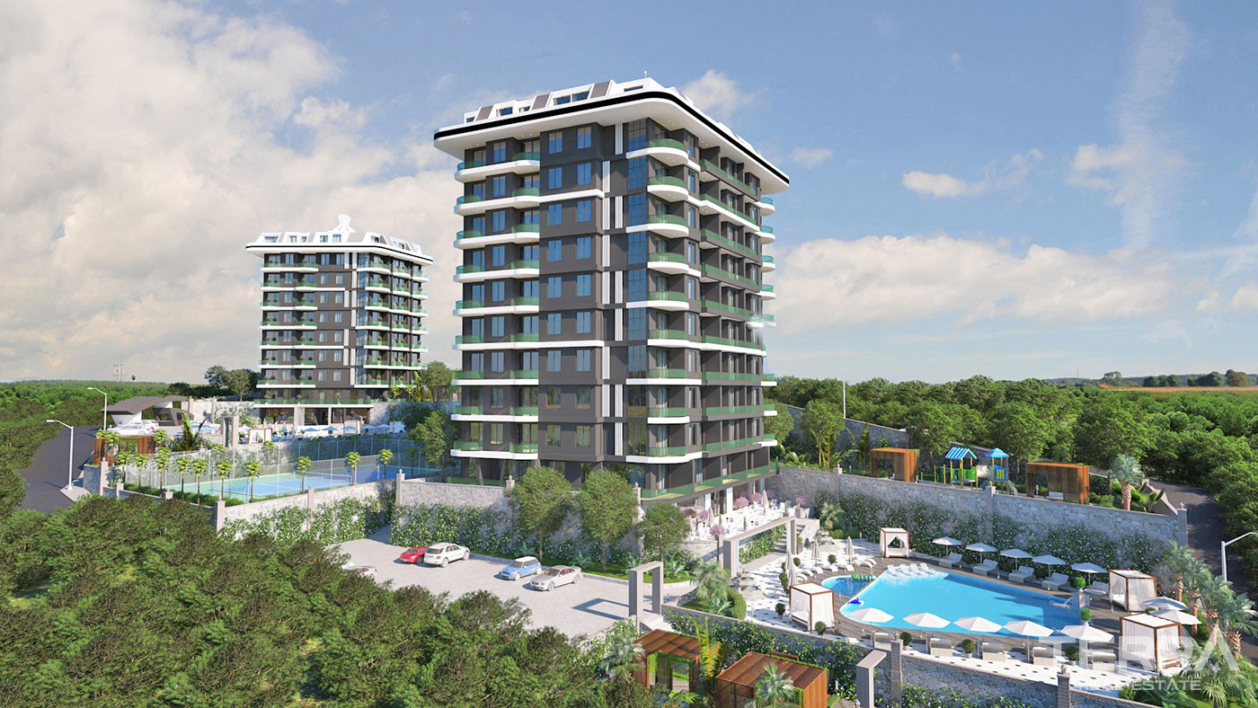 Bargain Apartments in Alanya Demirtaş with Luxury Amenities - 62926