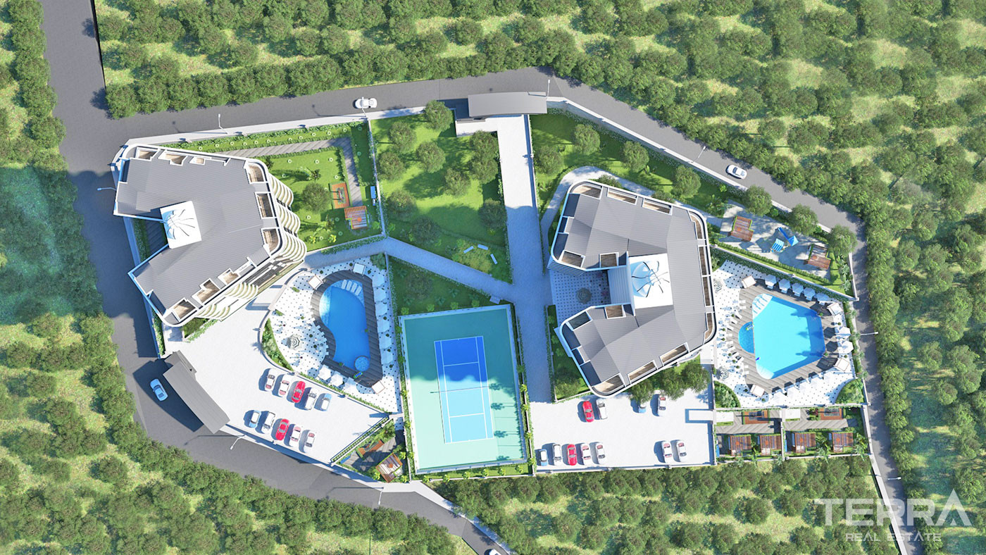 Bargain Apartments in Alanya Demirtaş with Luxury Amenities - 62932