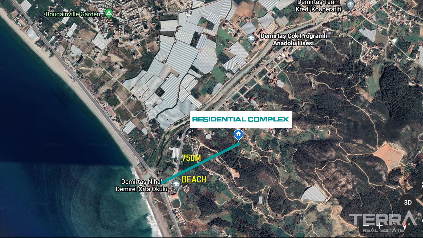 Bargain Apartments in Alanya Demirtaş with Luxury Amenities - 62937