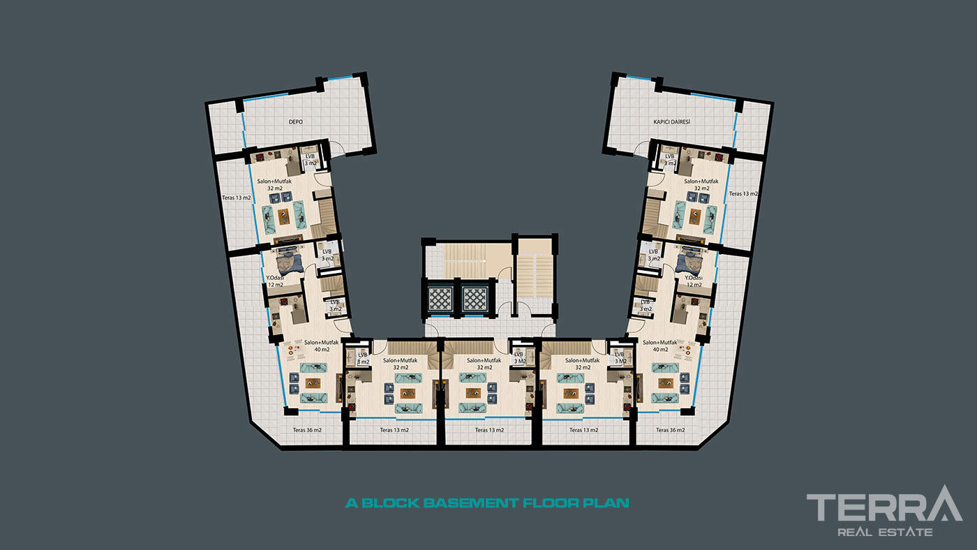 Bargain Apartments in Alanya Demirtaş with Luxury Amenities - 62989