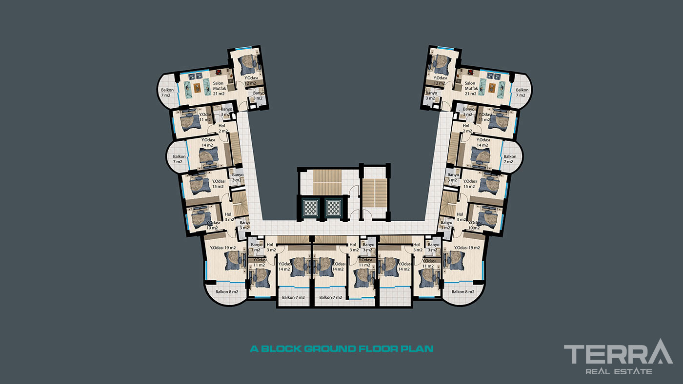 Bargain Apartments in Alanya Demirtaş with Luxury Amenities - 62991