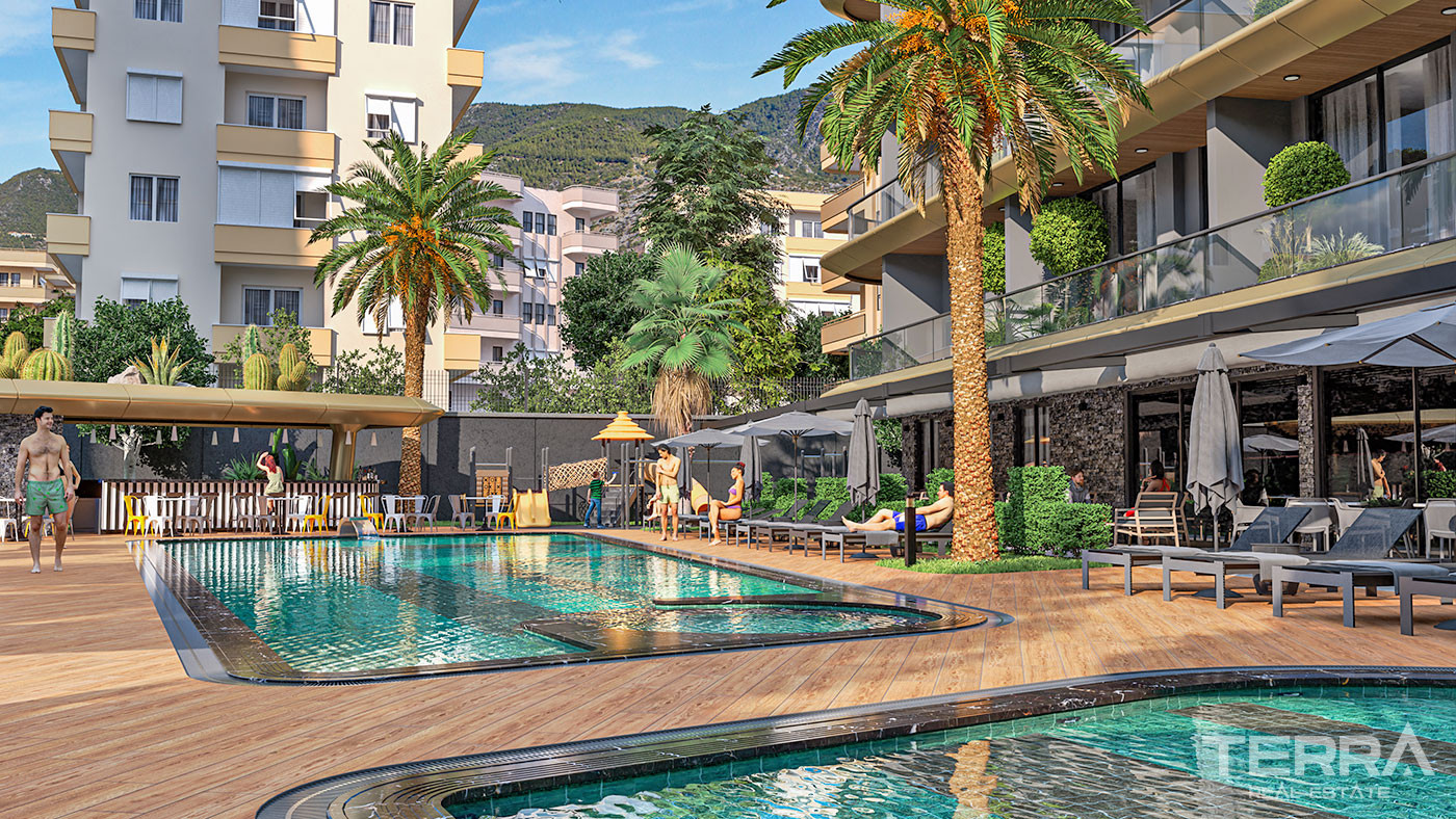Conviniently Located Investment Apartments in the Center of Alanya - 63070