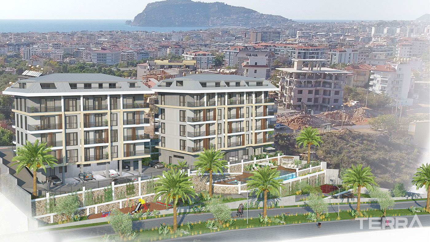 Modernly Designed Apartments in Alanya Oba at Affordable Prices - 63471