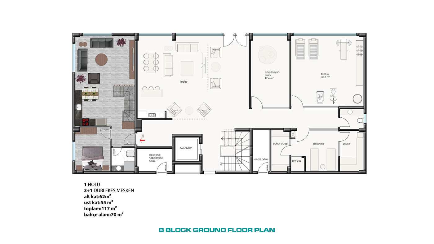 Modernly Designed Apartments in Alanya Oba at Affordable Prices - 63661