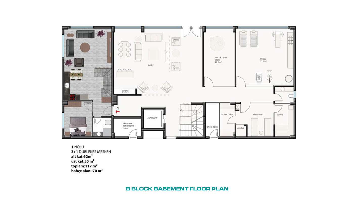 Modernly Designed Apartments in Alanya Oba at Affordable Prices - 65837