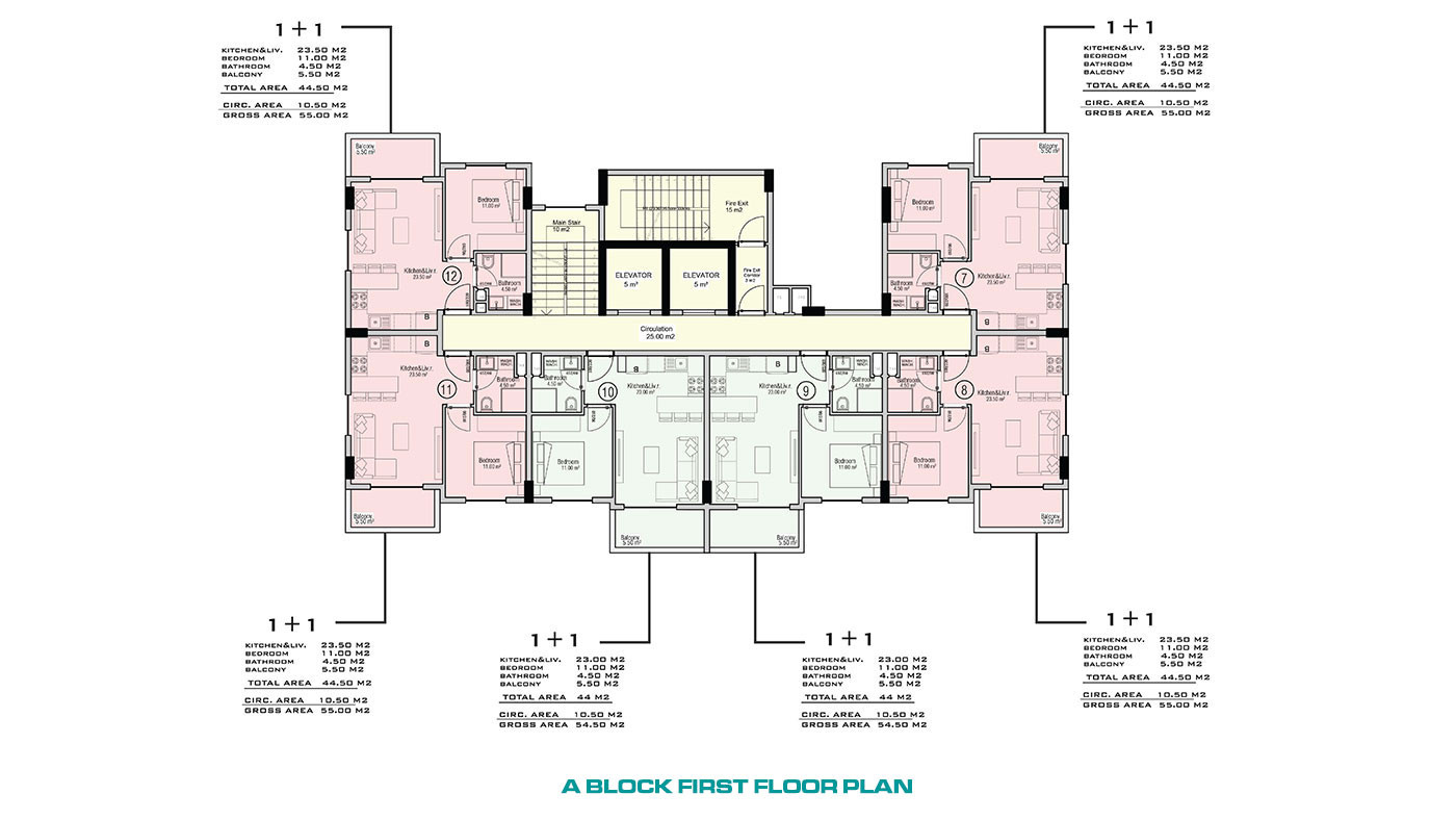 Affordable Apartments in Alanya Avsallar with Rich Social Facilities - 63590