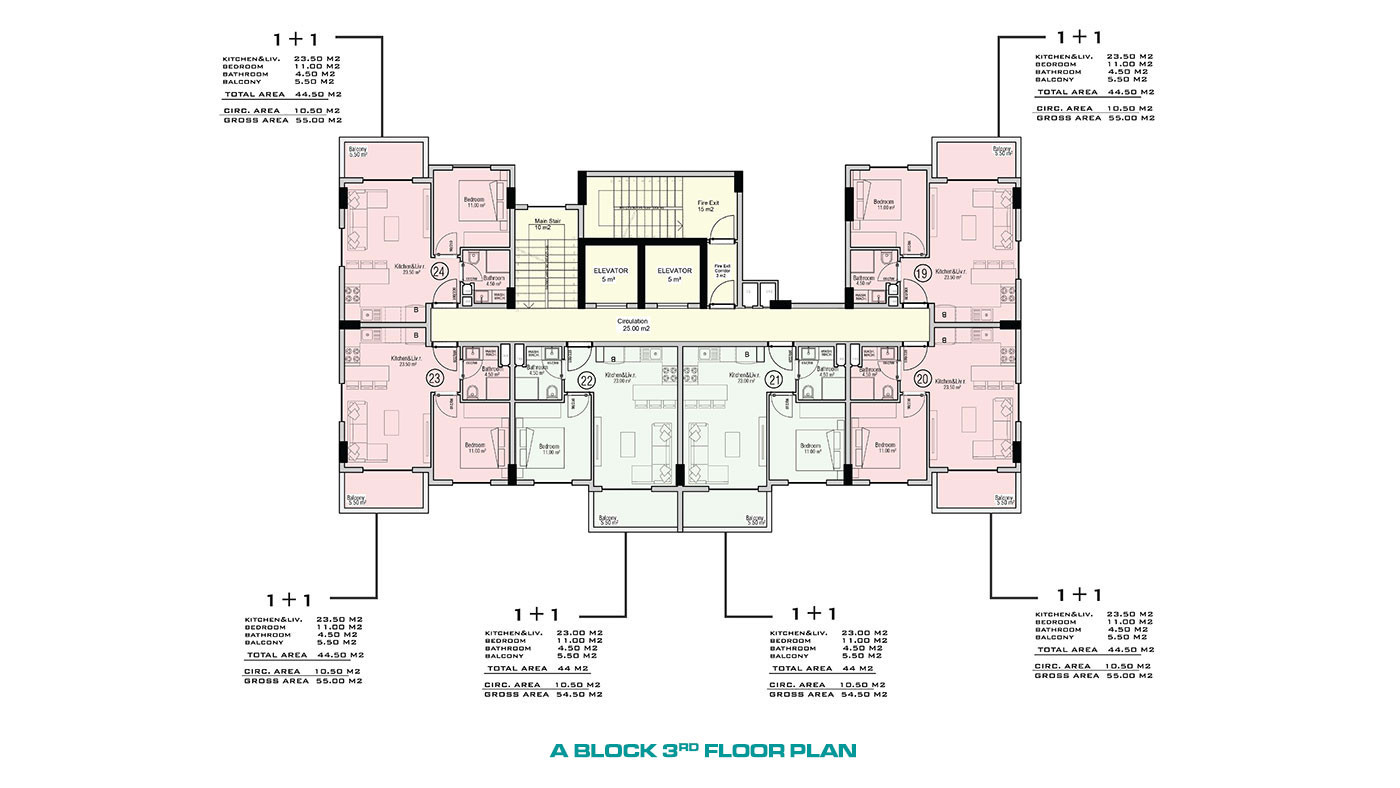 Affordable Apartments in Alanya Avsallar with Rich Social Facilities - 63592
