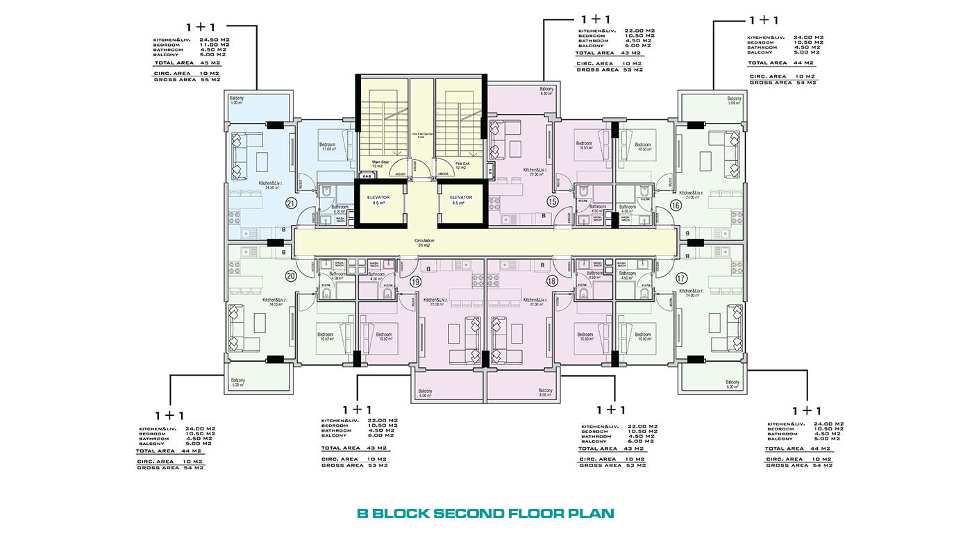 Affordable Apartments in Alanya Avsallar with Rich Social Facilities - 63599