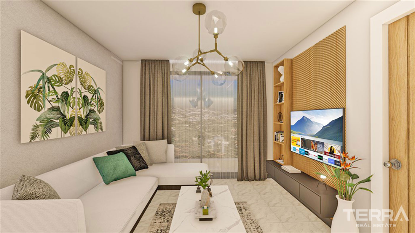 Affordable Apartments in Alanya Avsallar with Rich Social Facilities - 63607