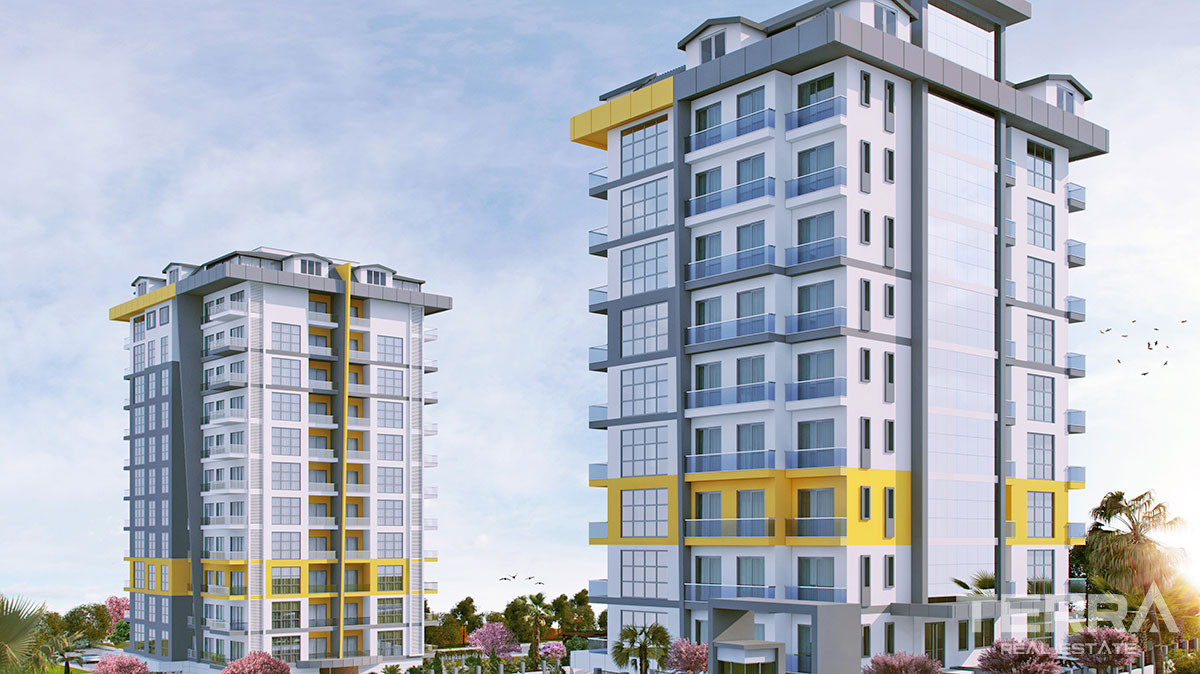 Key Ready Penthouse in Alanya, Mahmutlar with Sea and Castle View - 63786