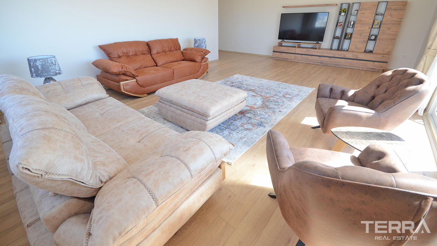 Key Ready Penthouse in Alanya, Mahmutlar with Sea and Castle View - 63791