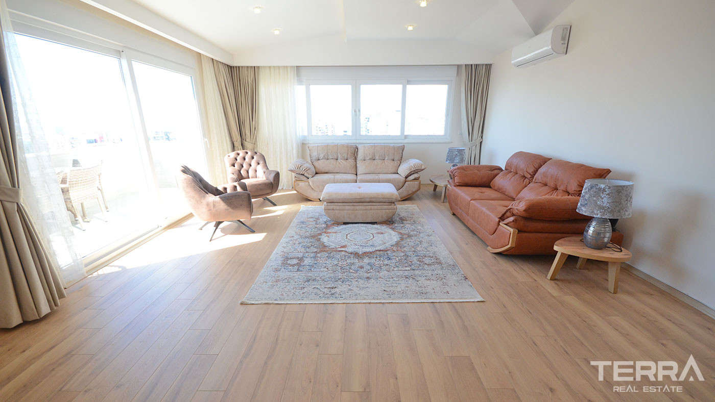 Key Ready Penthouse in Alanya, Mahmutlar with Sea and Castle View - 63793
