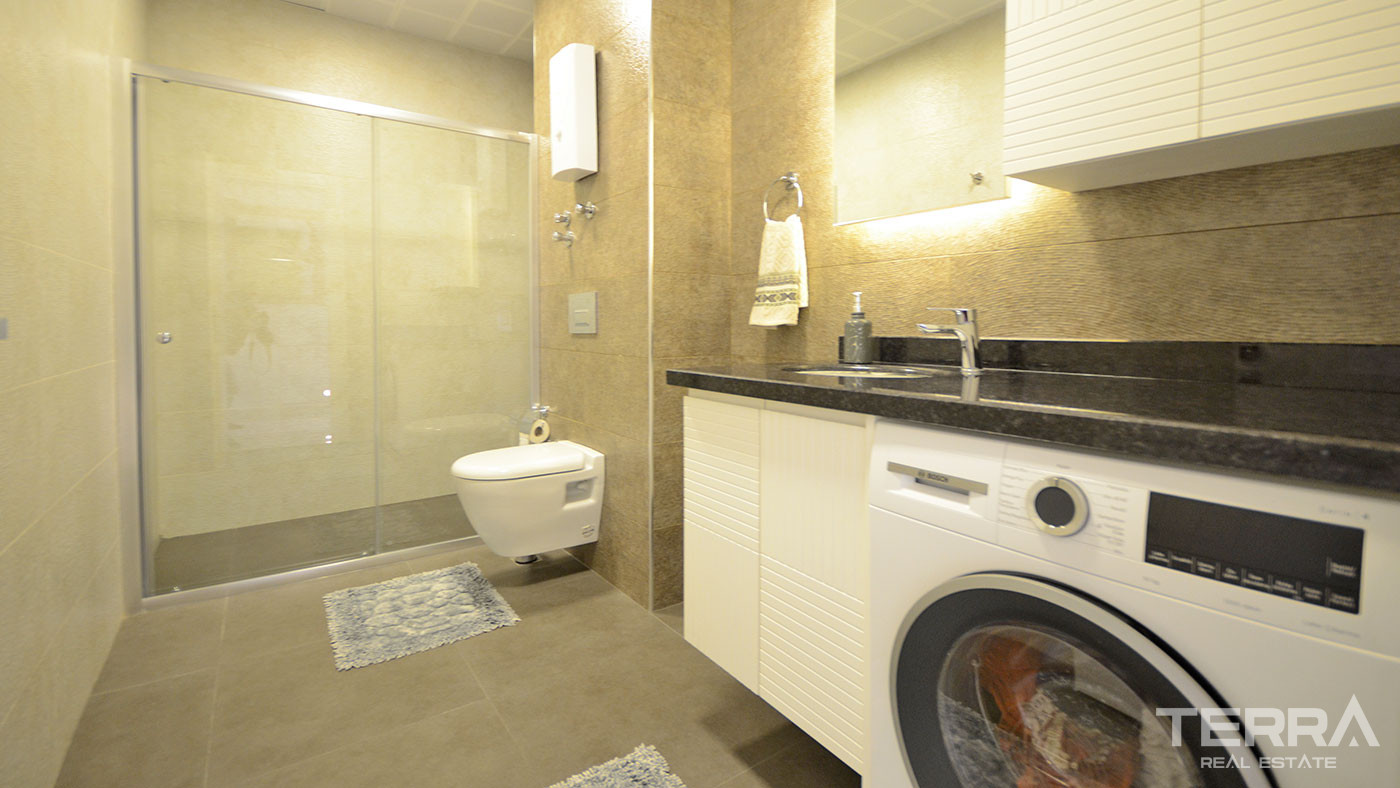 Key Ready Penthouse in Alanya, Mahmutlar with Sea and Castle View - 63804