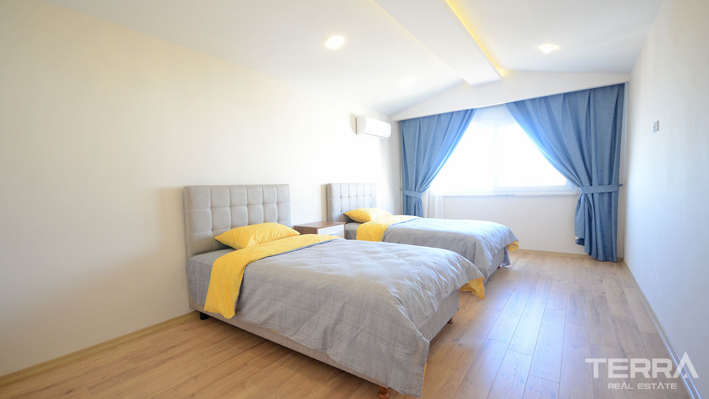 Key Ready Penthouse in Alanya, Mahmutlar with Sea and Castle View - 63806