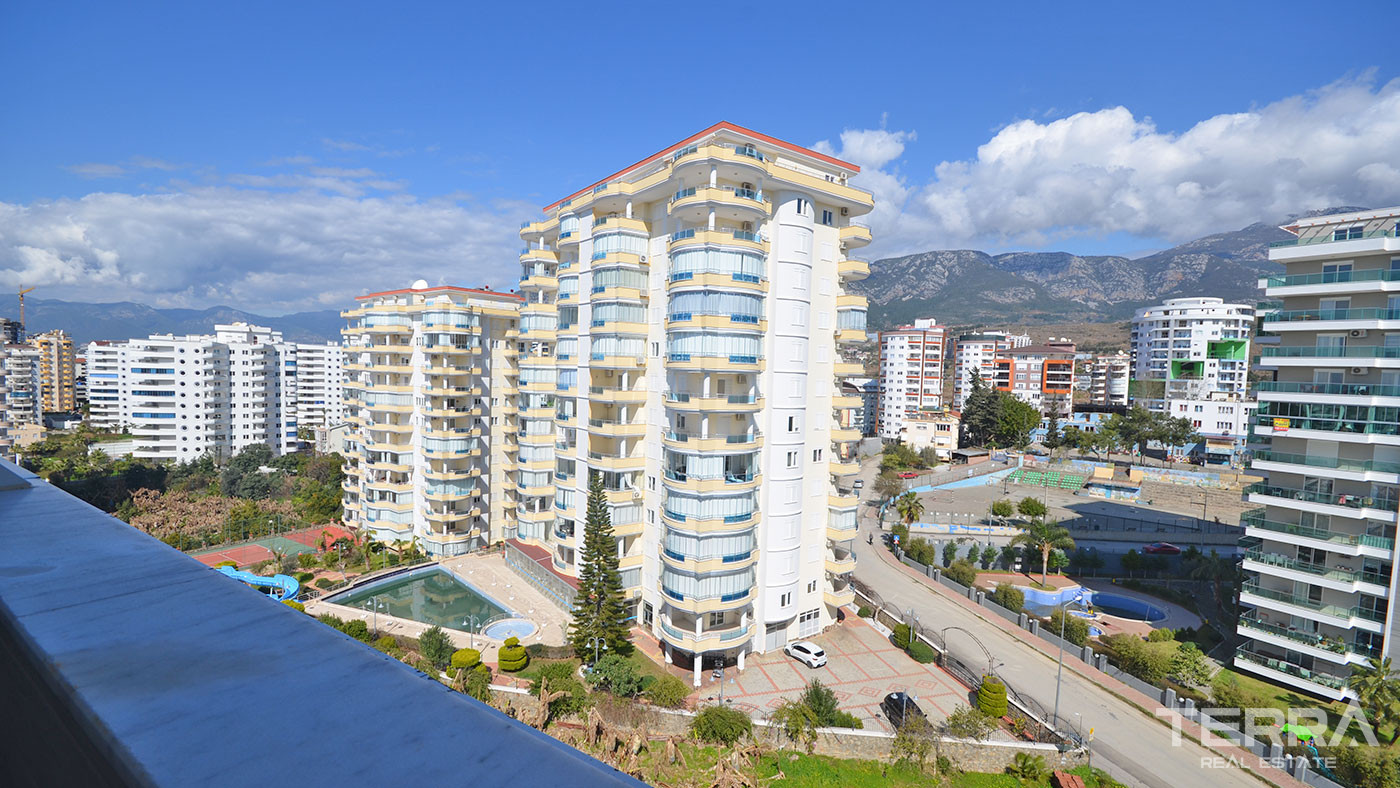Key Ready Penthouse in Alanya, Mahmutlar with Sea and Castle View - 63816