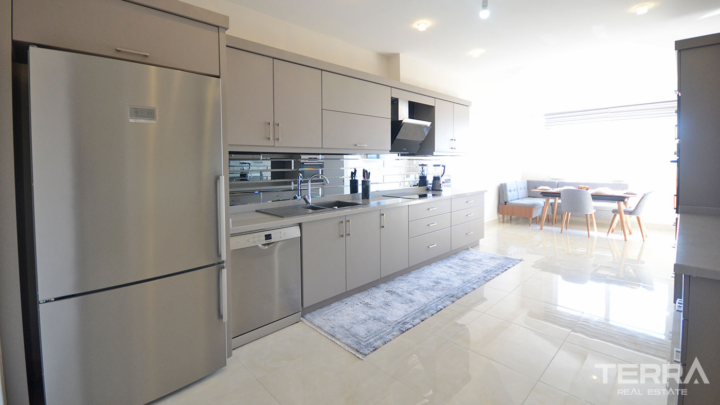 Key Ready Penthouse in Alanya, Mahmutlar with Sea and Castle View - 63824